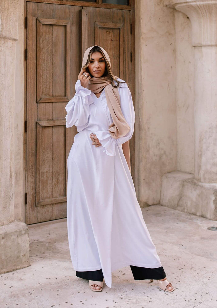 Abaya Ô Dignitaire Blanche